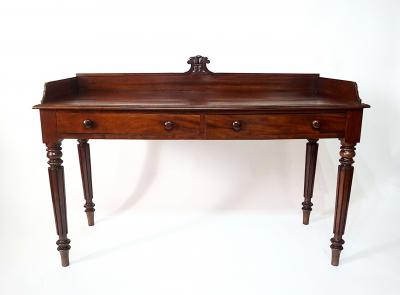 William IV Mahogany Two Drawer Server or Sideboard England circa 1835