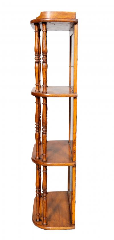 William IV Maple Hanging Wall Shelf