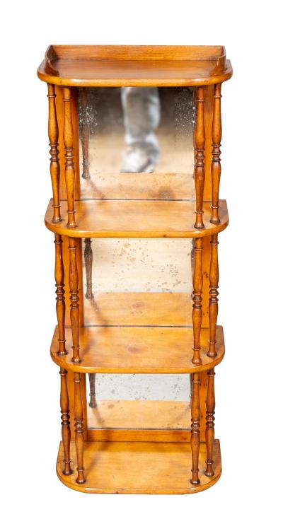 William IV Maple Hanging Wall Shelf