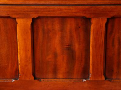 William IV Period Solid Mahogany Paneled Back Settee