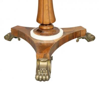 William IV Rosewood And Marble Games Table