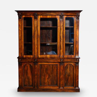 William IV Rosewood Bookcase