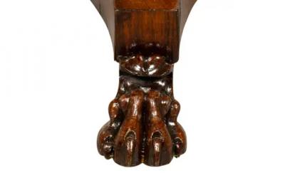 William IV Rosewood Game Top Candle Stand