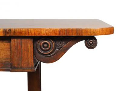 William IV Rosewood Writing Table