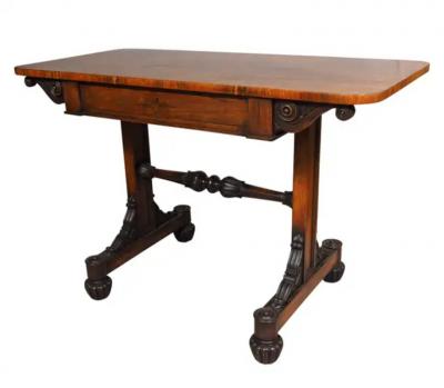 William IV Rosewood Writing Table