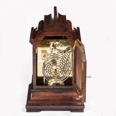 William IV rosewood bracket clock