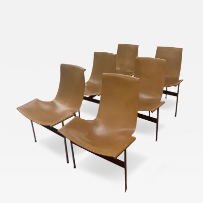 William Katavolos Set of 6 Katavolos T Chairs for Laverne Int 