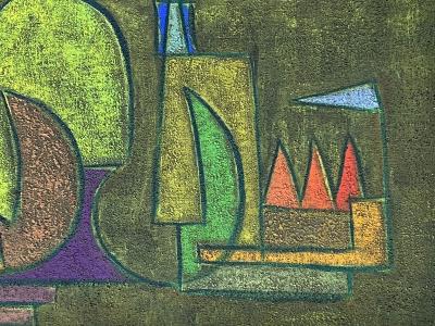 William Katz Abstract Sailboats 