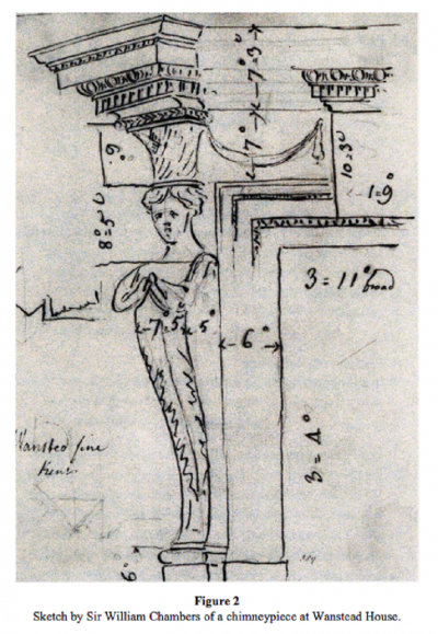 William Kent A PAIR OF MARBLE CHIMNEYPIECES POSSIBLY DESIGNED BY WILLIAM KENT