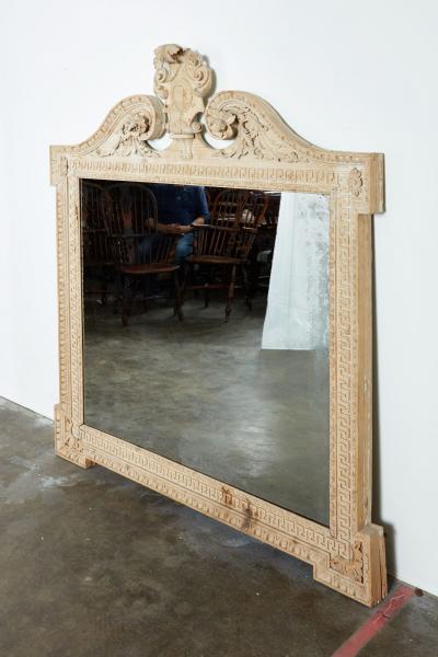 William Kent English Palladian Overmantel Mirror of Impressive Scale