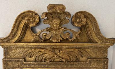 William Kent George I II Carved Giltwood Mirror In the Palladian Manner of William Kent