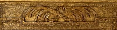 William Kent George I II Carved Giltwood Mirror In the Palladian Manner of William Kent
