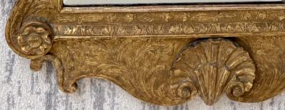 William Kent George I II Carved Giltwood Mirror In the Palladian Manner of William Kent