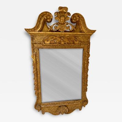 William Kent George I II Carved Giltwood Mirror In the Palladian Manner of William Kent
