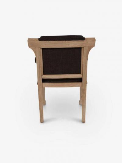 William Kent PAIR OF ENGLISH 1920S BLEACHED WALNUT ARMCHAIRS