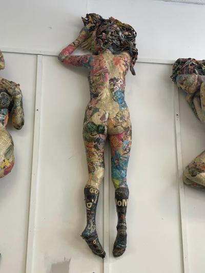William Kurtz Will Kurtz Reflections of Chalkley Papier Mache Wall Sculptures 2013