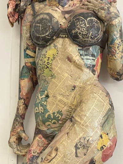 William Kurtz Will Kurtz Reflections of Chalkley Papier Mache Wall Sculptures 2013