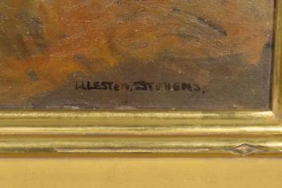 William Lester Stevens Cape Ann Oil On Canvas Painting By Lester Stevens