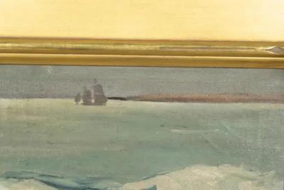 William Lester Stevens Cape Ann Oil On Canvas Painting By Lester Stevens