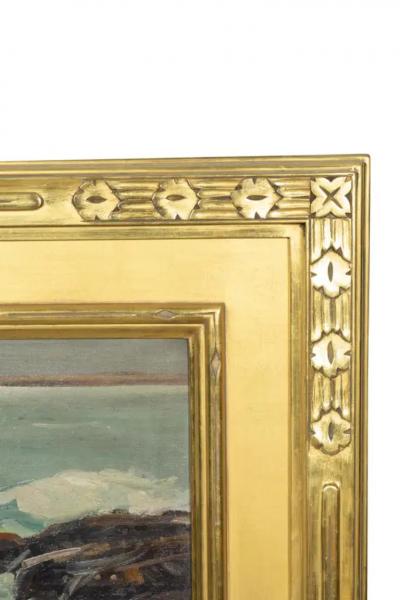 William Lester Stevens Cape Ann Oil On Canvas Painting By Lester Stevens