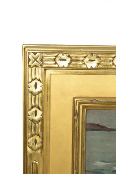 William Lester Stevens Cape Ann Oil On Canvas Painting By Lester Stevens