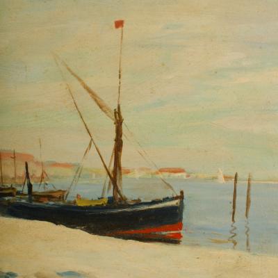 William Lewis Fraser William Fraser British 1856 1921 Harbor Scene