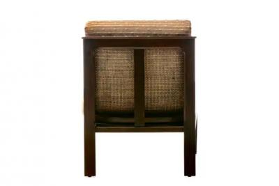 William Pahlmann William Pahlmann Thebes Chairs in New Embroidered Linen Upholstery circa 1964