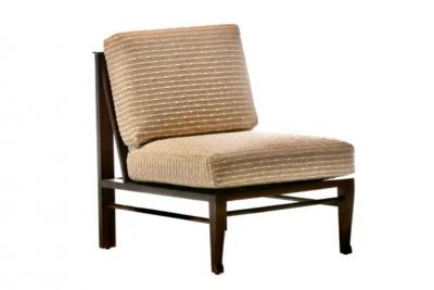 William Pahlmann William Pahlmann Thebes Chairs in New Embroidered Linen Upholstery circa 1964