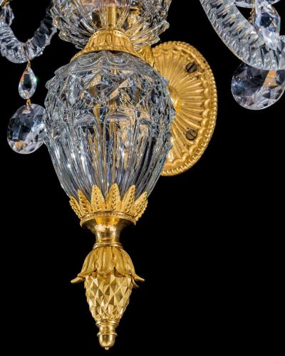 William Parker A FINE PAIR OF GEORGE III WALL LIGHTS BY WILLIAM PARKER