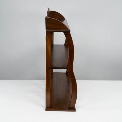 William Richard Lethaby W R Lethaby A Cotswold School Arts Crafts Walnut Waterfall Wall Shelf