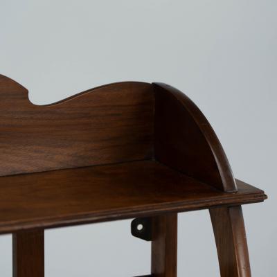 William Richard Lethaby W R Lethaby A Cotswold School Arts Crafts Walnut Waterfall Wall Shelf