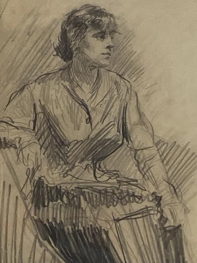 William Sanders Fanning Seated Woman 