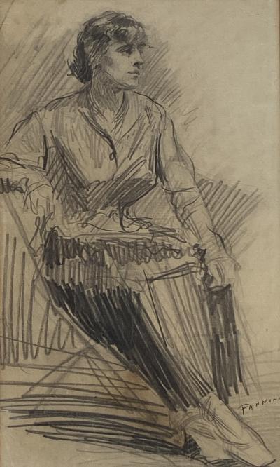 William Sanders Fanning Seated Woman 