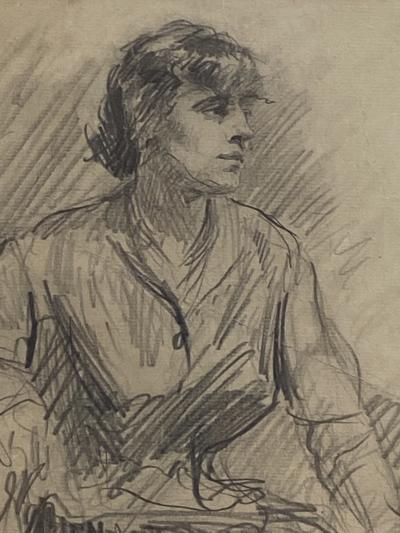 William Sanders Fanning Seated Woman 