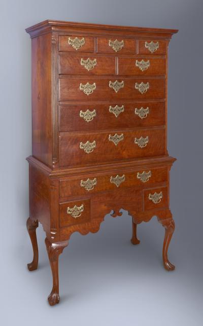 William Savery Walnut Queen Anne Highboy
