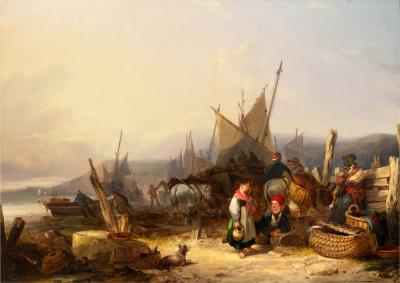 William Shayer Sr The Start of the Day William Shayer Sr 