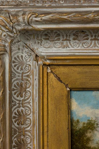 William Shayer Sr William Shayer Oil Of Stable Scene