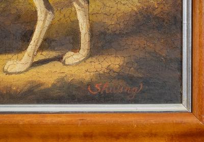 William Skilling Greyhound Paintings by William Skilling 1862 1964 a Pair