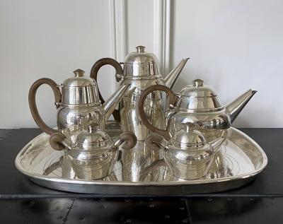 William Spratling Large Mexican Modern Sterling Silver Coffee Tea Serving Set William Spratling