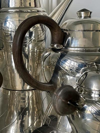 William Spratling Large Mexican Modern Sterling Silver Coffee Tea Serving Set William Spratling