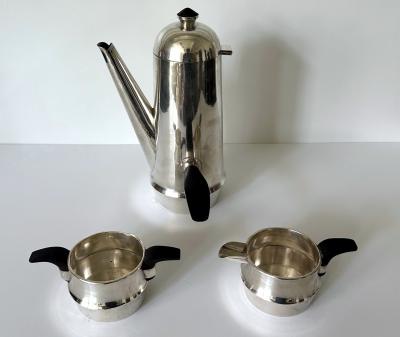 William Spratling Midcentury Modern Mexican Silver Coffee Set by Williams Spratling