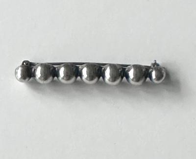 William Spratling Rare Mexican Modern Silver Jewelry Suite Caviar Model William Spratling