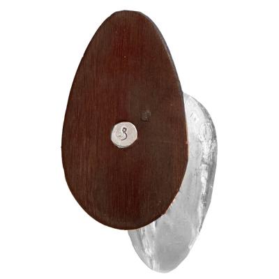 William Spratling Spratling Pebble Dish in Ebony Silver