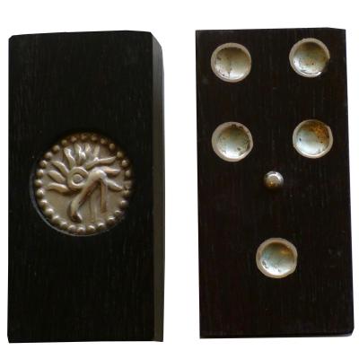 William Spratling Sterling and Wood DomInos Set by William Spratling