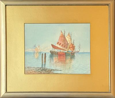 William Stanley Haseltine Venice Sailboats 