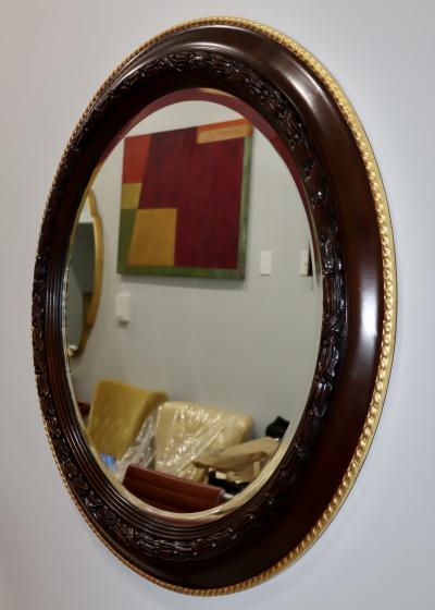 William Switzer William Switzer Edwardian Style Round Wall Mirror