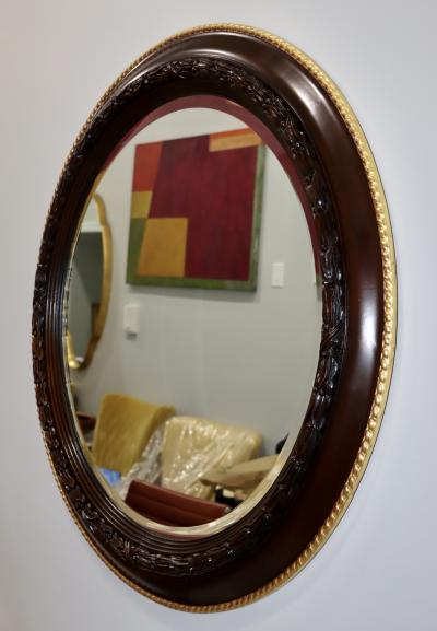 William Switzer William Switzer Edwardian Style Round Wall Mirror