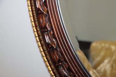 William Switzer William Switzer Edwardian Style Round Wall Mirror