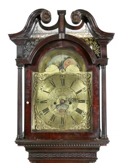 William Taylor George III Mahogany Longcase Clock by William Taylor of Whitehaven Cumbria
