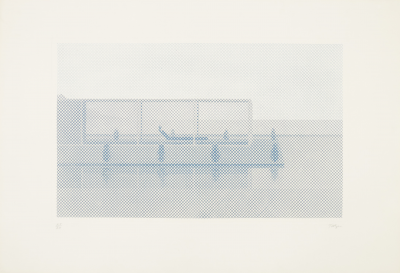 William Tillyer Pool Blue